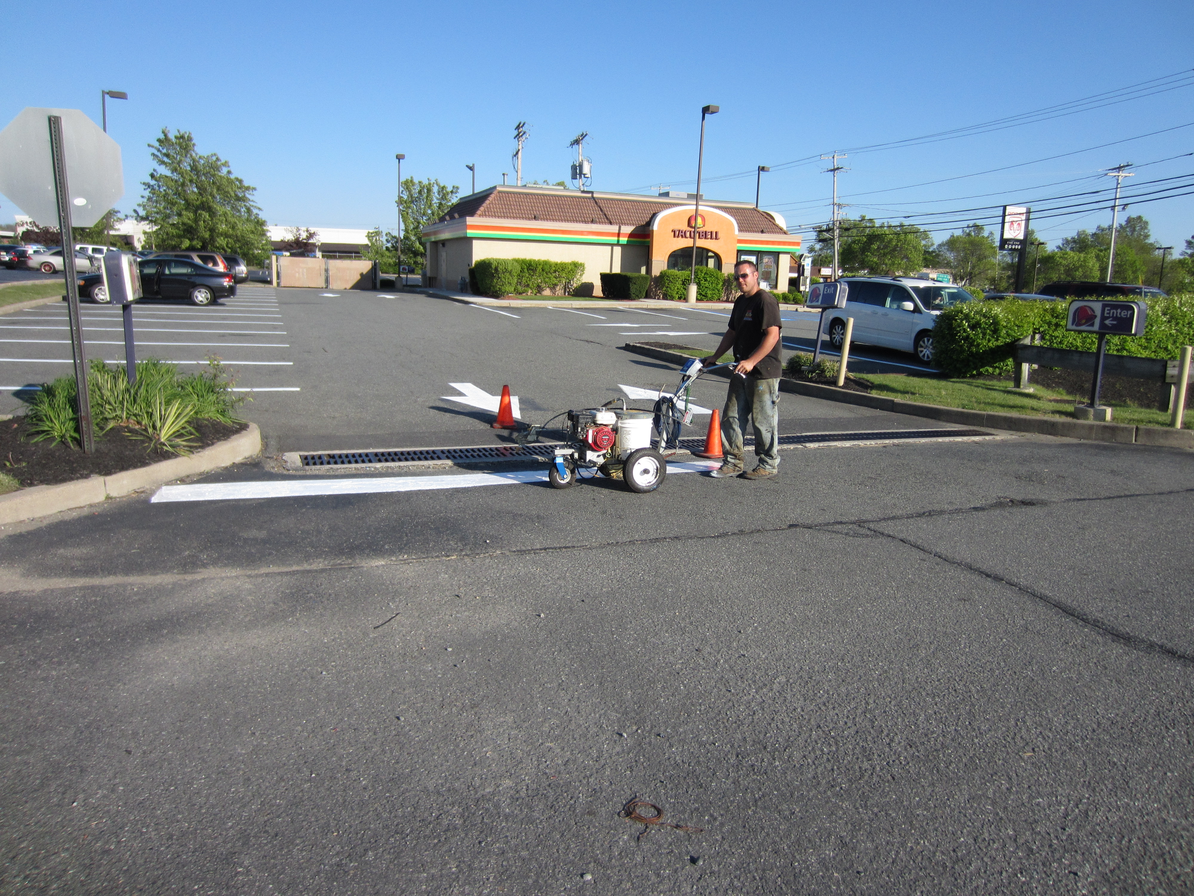 SealPro Line Striping project 46