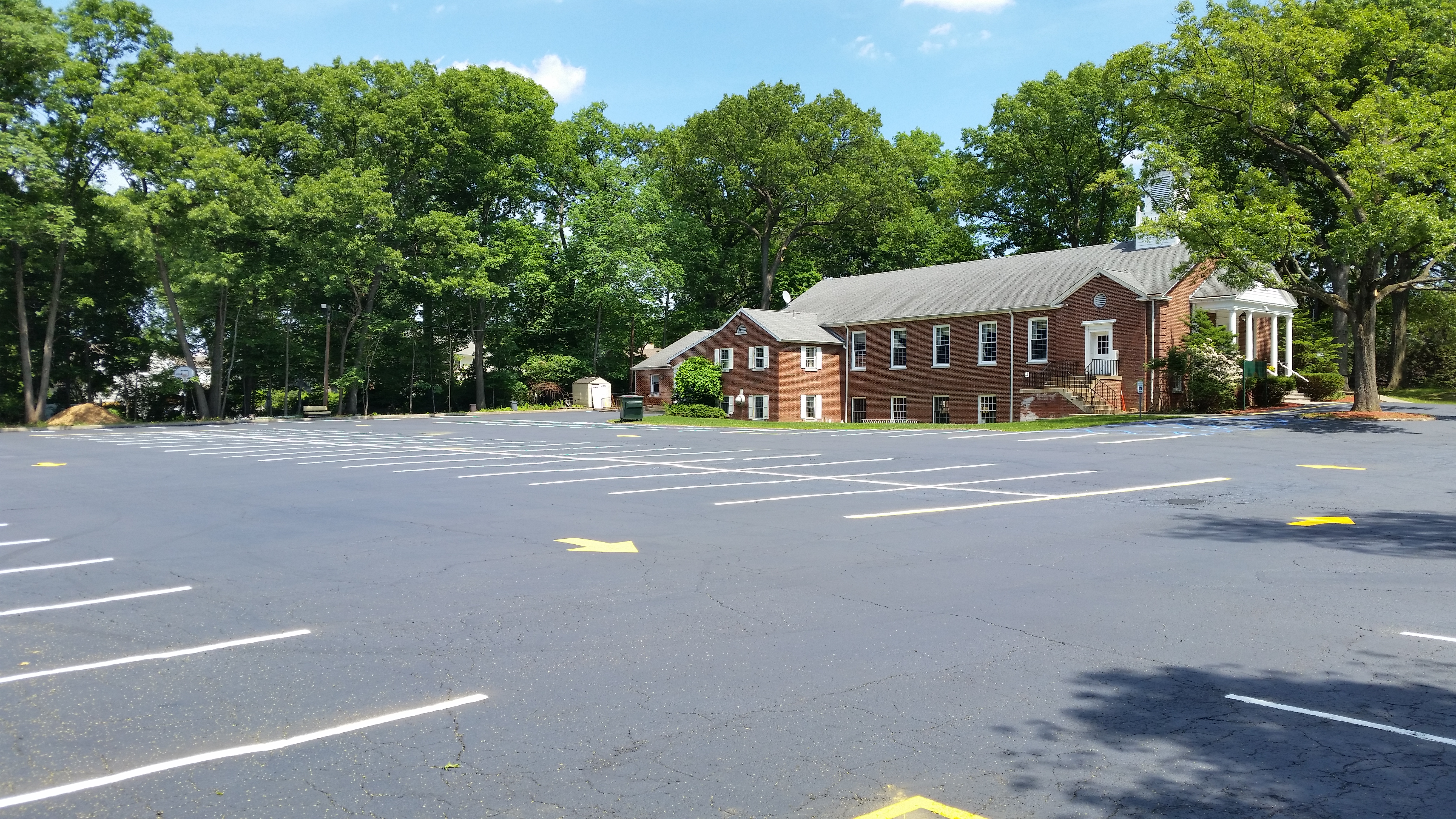 Corporate lot sealcoating